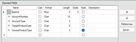 Synchronized Fields List