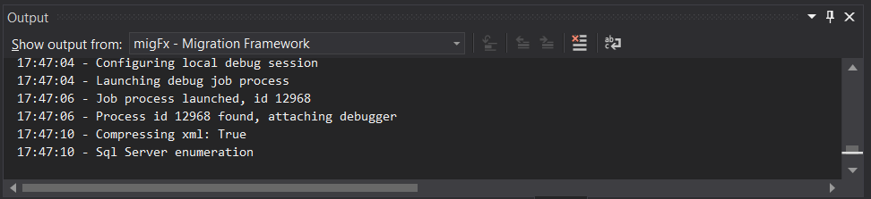 Debugging Engines VS Output