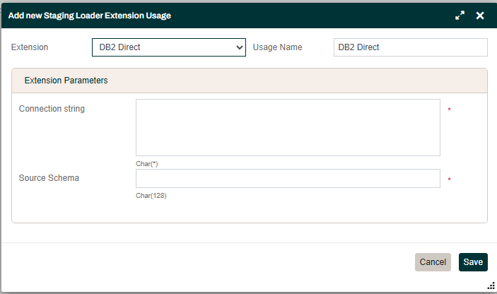 Data Extension Usage Dialog 2