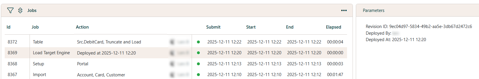 Job List Load Marker
