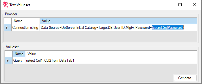 Valueset Secret in Studio