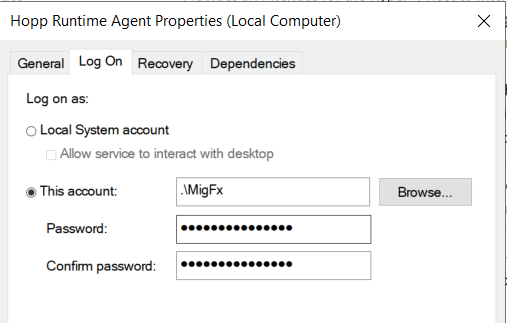 Execution server services snapin 3