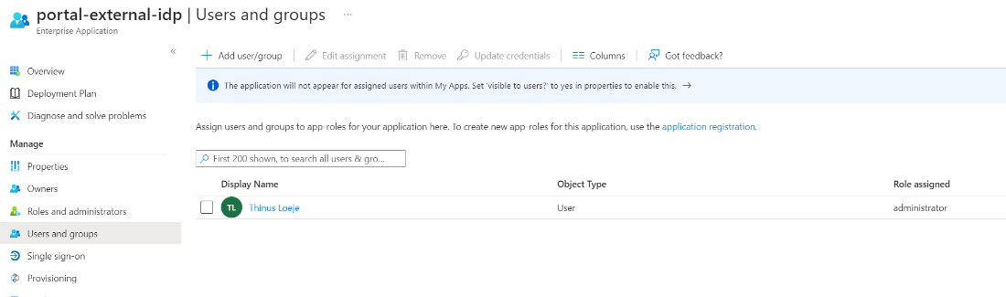 External Authentication Application