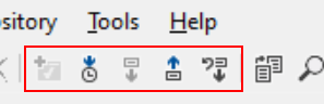 Studio Repository Toolbar Menu