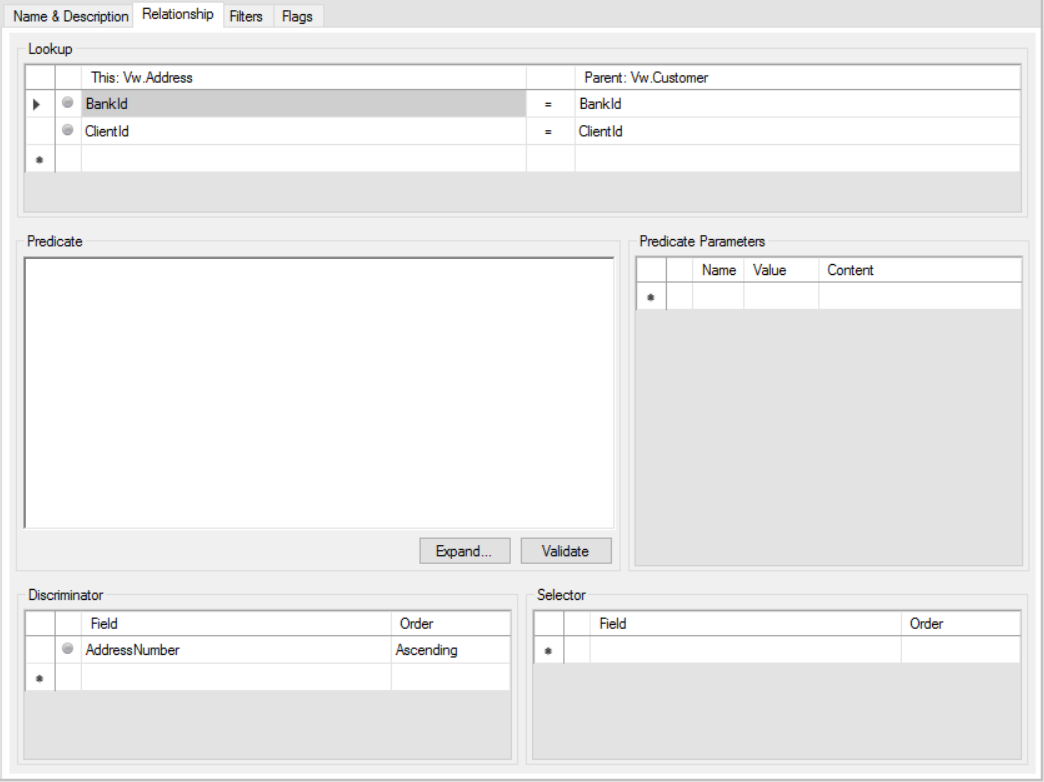 Root Source Object on Child Business Object Selection